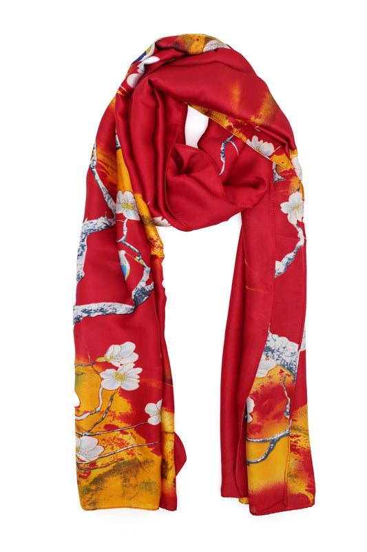 AURAFLOR ABSTRACT TOUCH SCARF