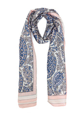 AURAFLOR ABSTRACT TOUCH SCARF-PINK