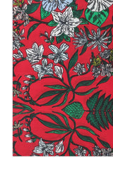 INKORCHID MODERN BLOOM SCARF-RED