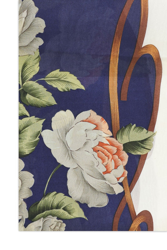 VELAFLOW ABSTRACT LILAC SCARF