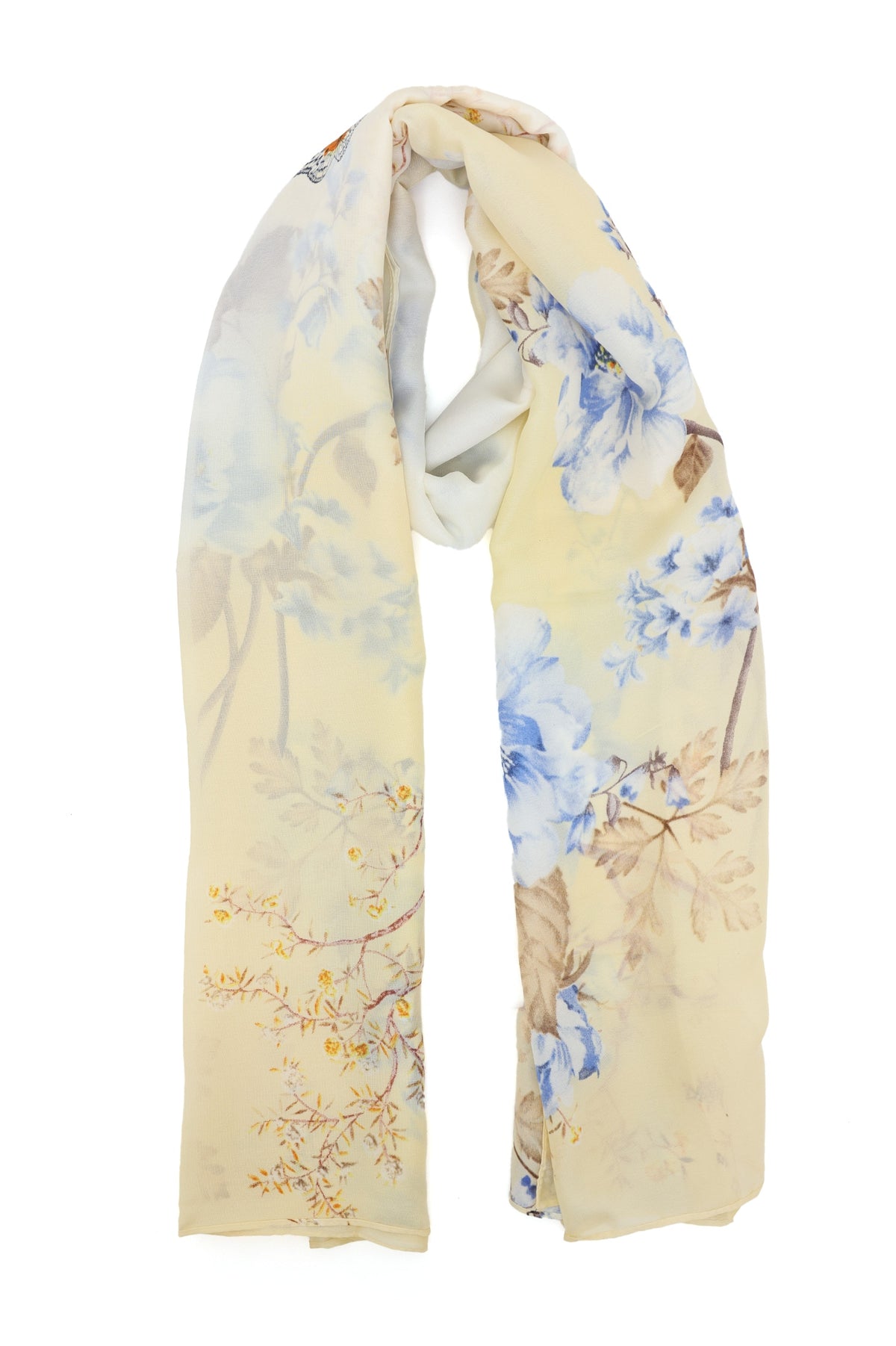 AMETHYSTDRIFT INKPRINT STOLE-YELLOW