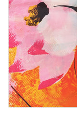 ETHERPUR WAVE PRINT SCARF-ORANGE