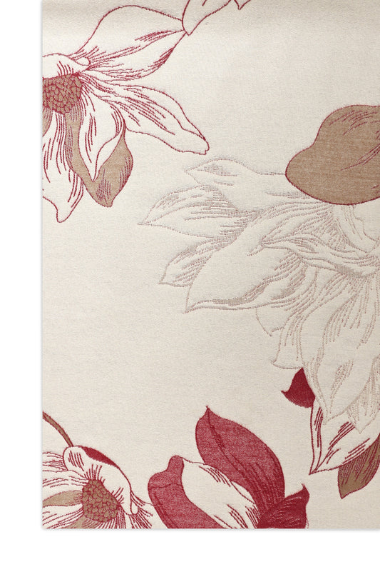 FLORAL BLOOM SCARF-MAROON