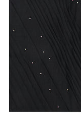 VELAFLOW ABSTRACT LILAC SCARF-BLACK