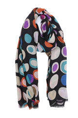 ECHO DOT LAYER SCARF-BLACK