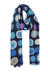 ECHO DOT LAYER SCARF-NAVY