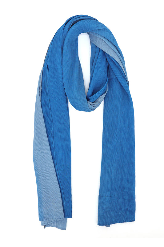 SHADOW EDGE SCARF-BLUE