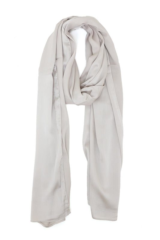 NOCTURNE SHEER SCARF-GREY