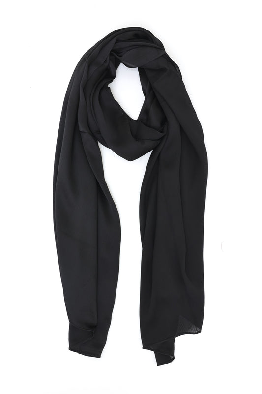 NOCTURNE SHEER SCARF-BLACK