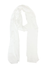 NOCTURNE SHEER SCARF-WHITE