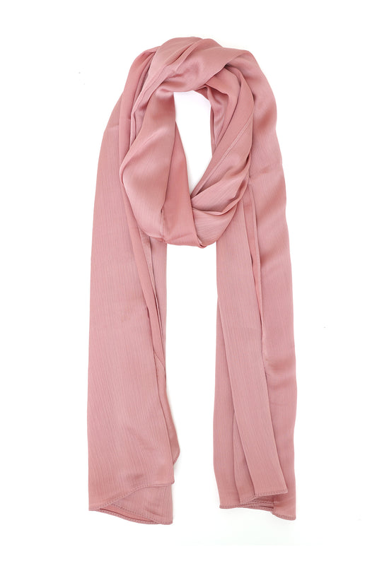 NOCTURNE SHEER SCARF-PINK