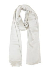 CLOUD-LUX STRIATED SCARF-BEIGE