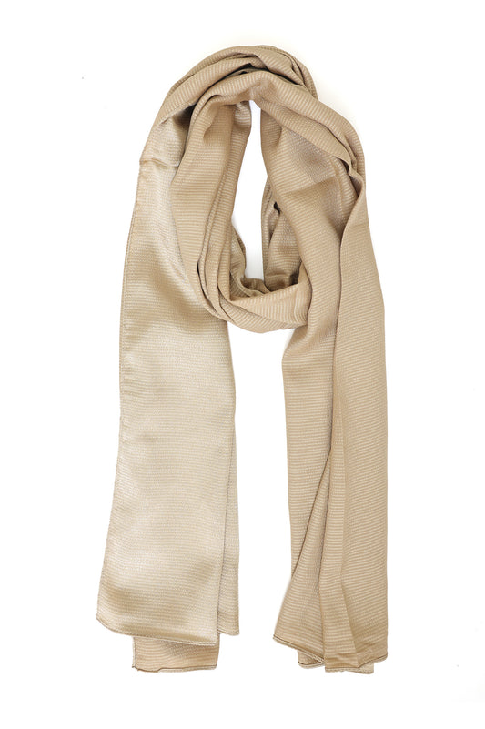 CLOUD-LUX STRIATED SCARF-GOLD