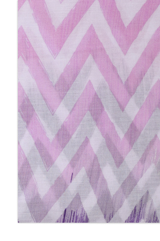 GARDEN FROST LIGHTWEIGHT SCARF-PURPLE