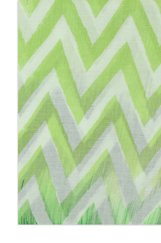 GARDEN FROST LIGHTWEIGHT SCARF-GREEN