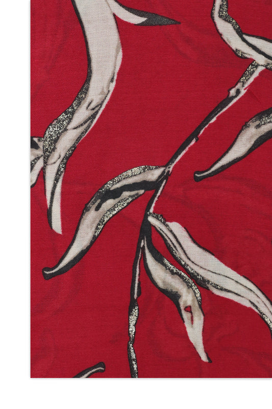 DUSKFLARE BOTANICA SCARF-MAROON