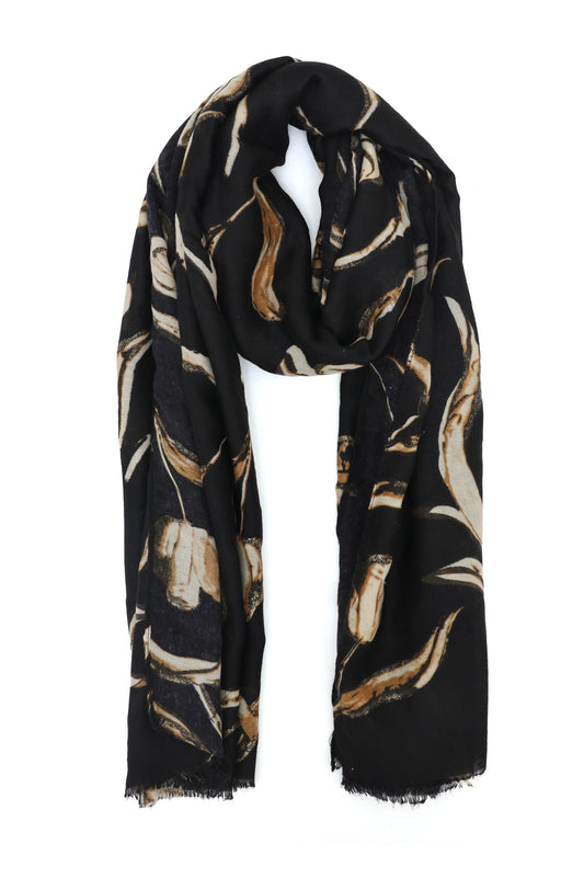 DUSKFLARE BOTANICA SCARF-BLACK