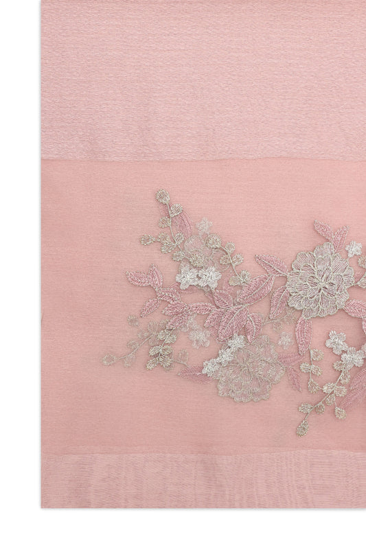 FLORAL LACE DRAPE-PINK
