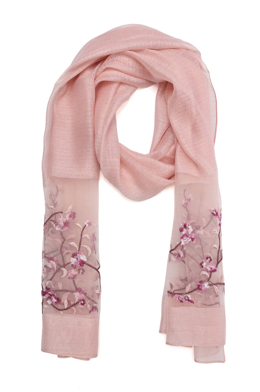 SHEER PETAL WRAP-PINK