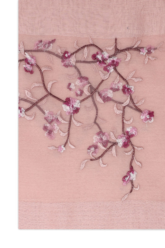 SHEER PETAL WRAP-PINK