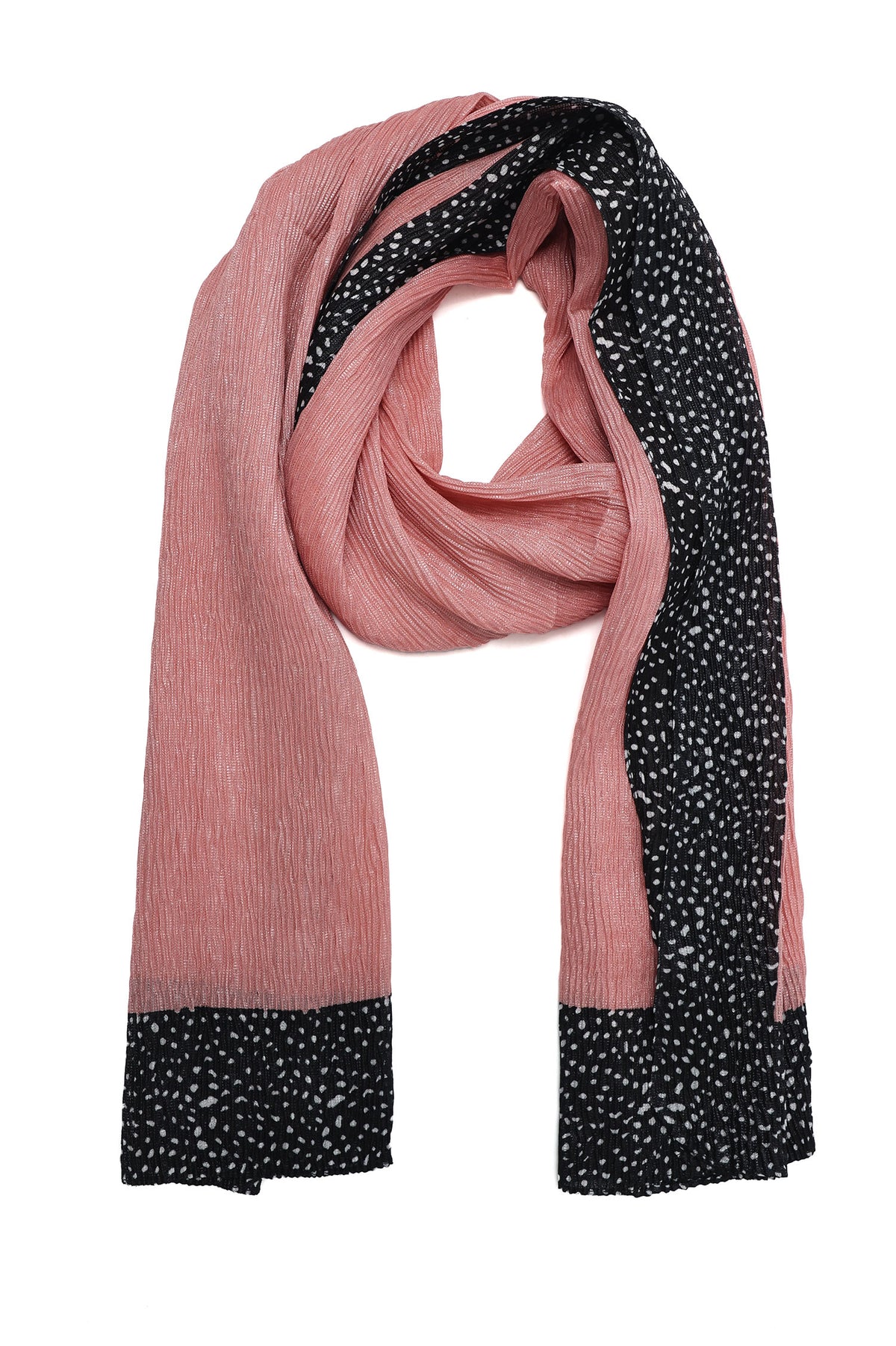 MIDNIGHT SPECK FLOW WRAP-PINK