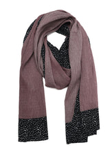 MIDNIGHT SPECK FLOW WRAP-TAUPE