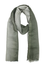 MIST PANEL ELEGANT STOLE-LT/OLIVE
