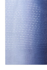 MIST PANEL ELEGANT STOLE-BLUE