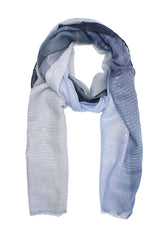 MIST PANEL ELEGANT STOLE-BLUE