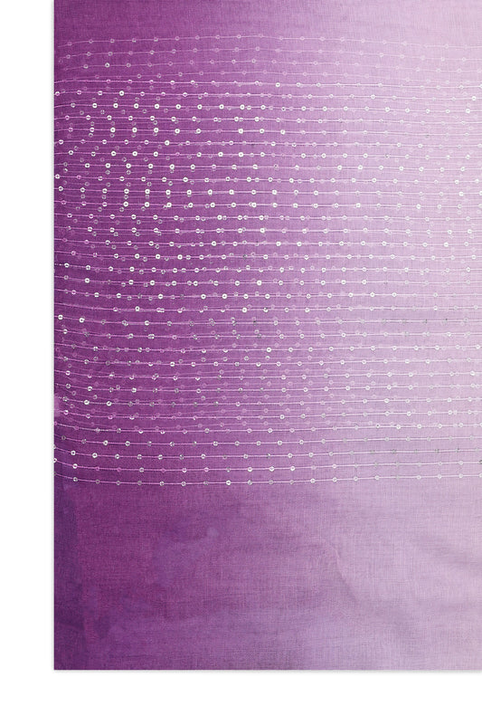 MIST PANEL ELEGANT STOLE-PURPLE