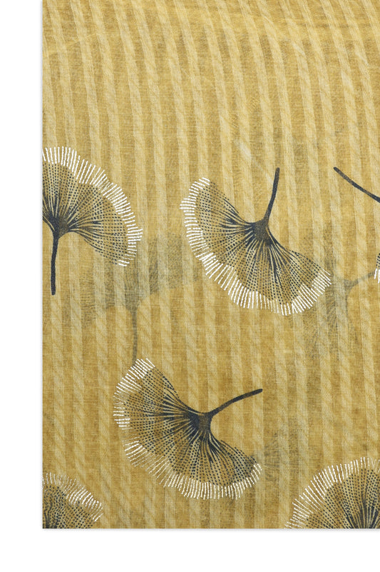 SAND BLOOM LIGHT SCARF-YELLOW