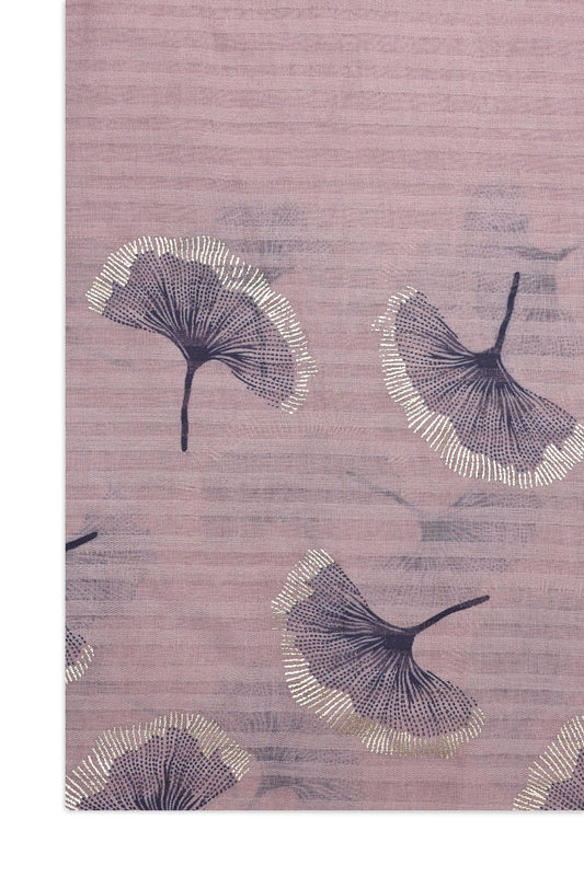 SAND BLOOM LIGHT SCARF-TAUPE