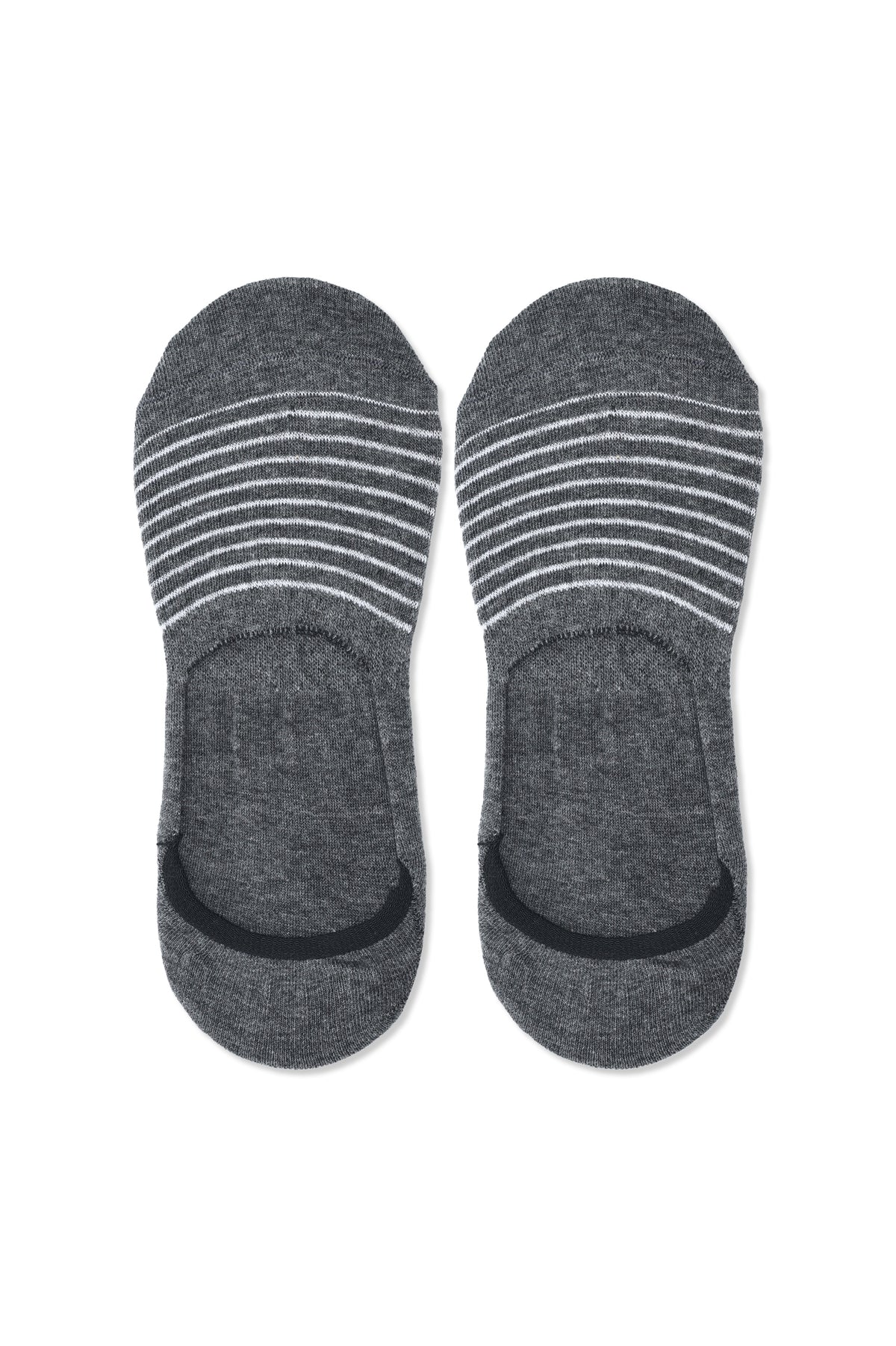 STRIPE COMFORT SOCKS-GREY
