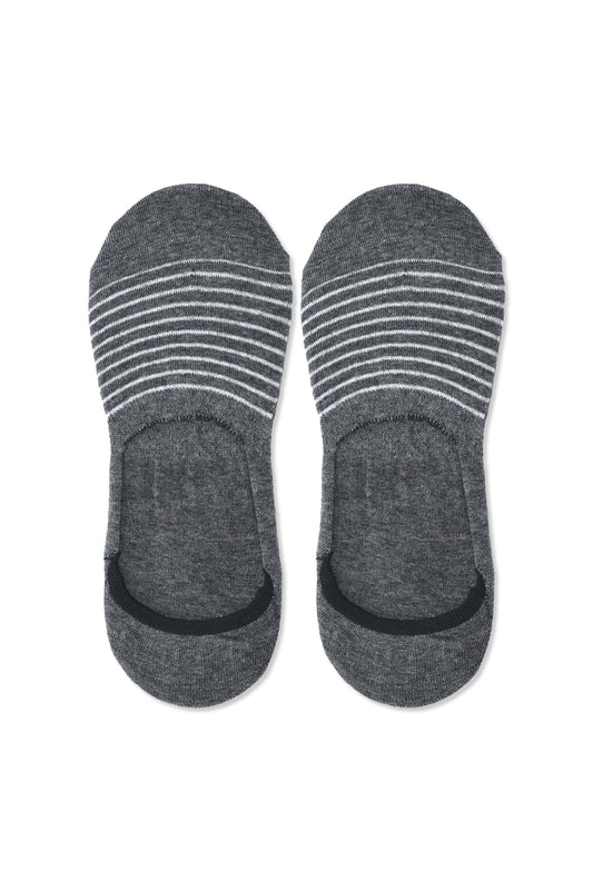 STRIPE COMFORT SOCKS-GREY