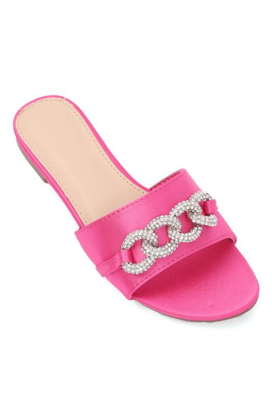 INFINITY RING SLIDES-FUCHSIA