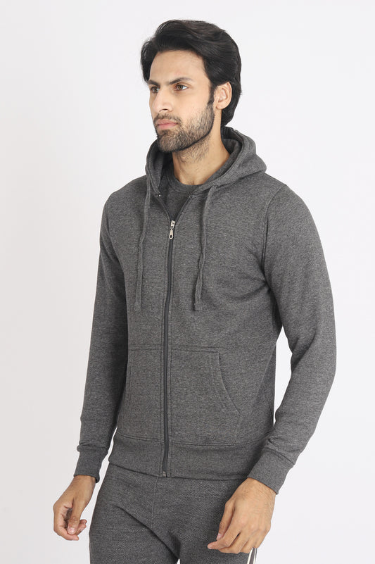 SOFT FLEECE-CHARCOAL
