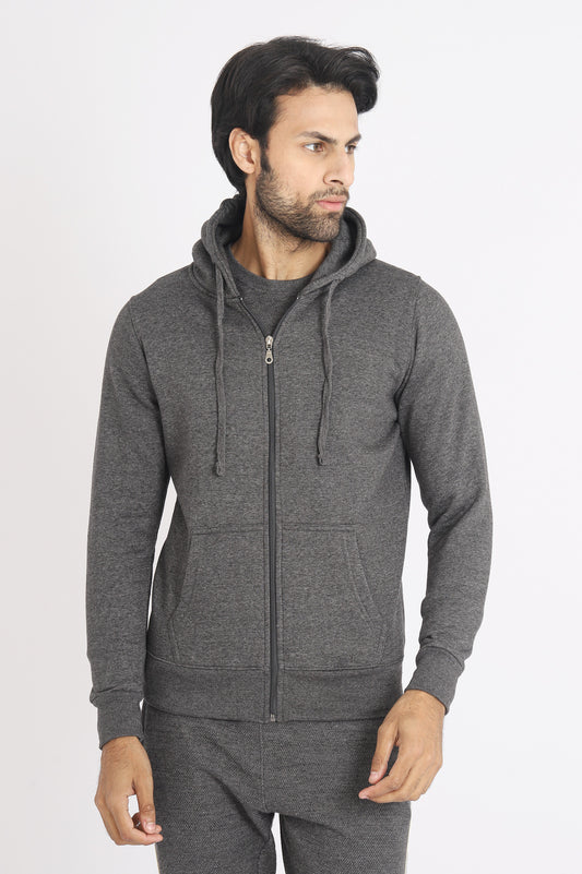 SOFT FLEECE-CHARCOAL