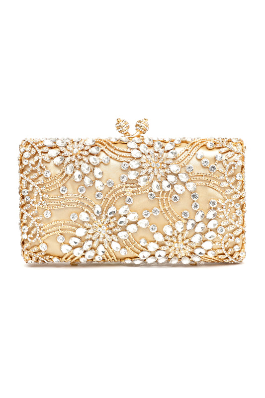 FLORAL BURST-SILVER-GOLD