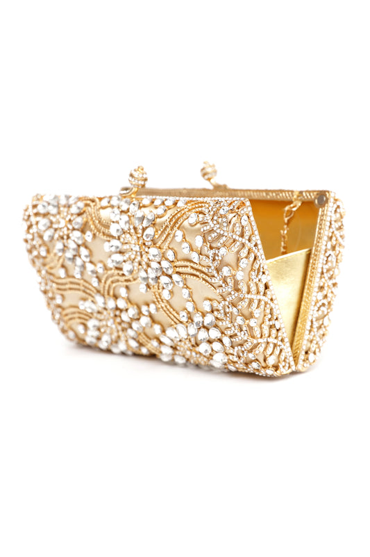 FLORAL BURST-SILVER-GOLD