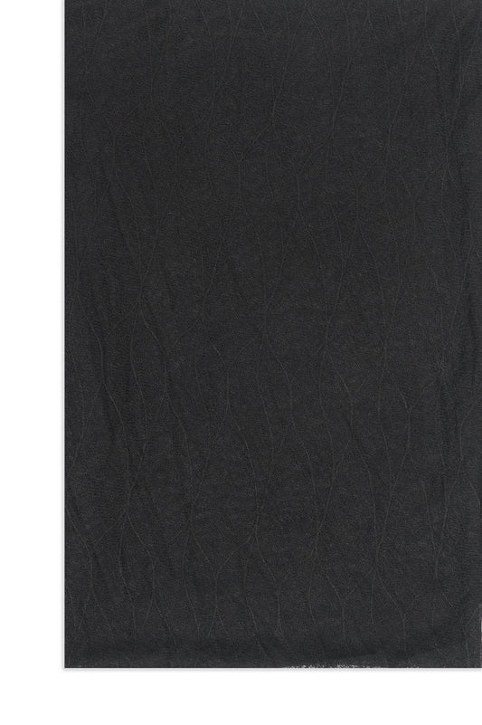 TEXTURED SCARF-BLACK