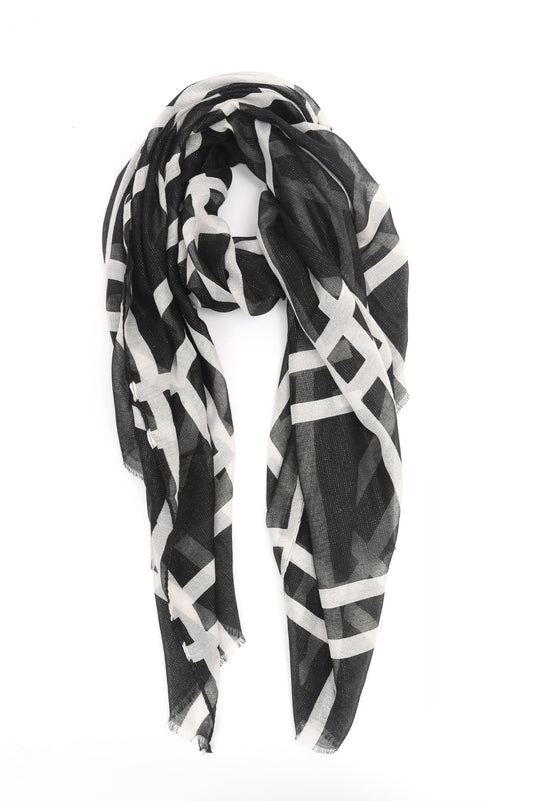 SUMMER COTTON STRIPES-BLACK