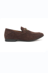 SUEDE SLIPONS-COFFEE