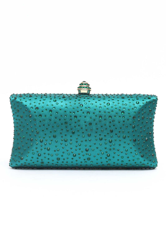 MIDNIGHT SPARK CLUTCH-GREEN