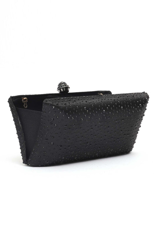 MIDNIGHT SPARK CLUTCH-BLACK