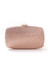 SHIMMER CLUTCH-CHAMPAGNE
