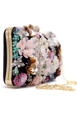 FLORAL BURST-BLACK