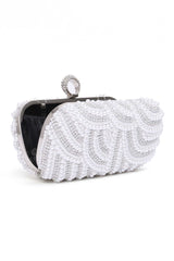 PEARLY CLUTCH-WHITE
