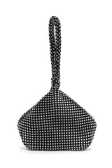 TRIANGLE BLING CLUTCH-BLACK
