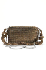 DAZZLING GEMSTONE MINI BAG-GOLD