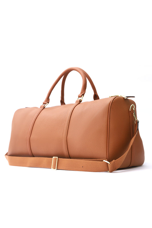 DUFFLE BAG-BROWN
